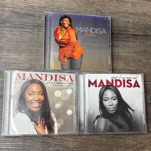 Mandisa CD Lot of 3 Freedom What If We Were Real Christmas Album Untested AS-IS